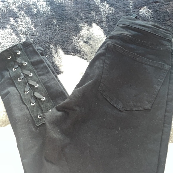 Topshop Jamie Corset Black Jeans Size 30w - Picture 6 of 6